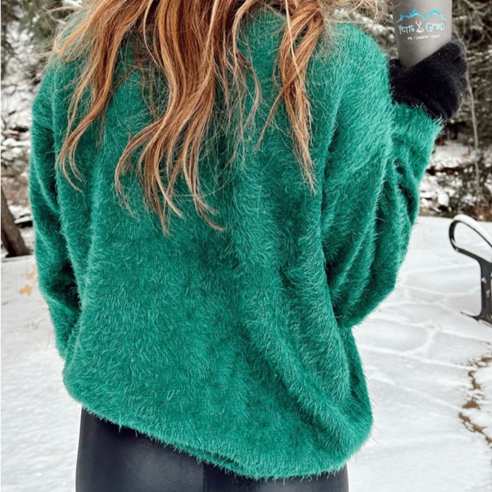 Show Me Your Mumu Feel Good Emerald Sweater
